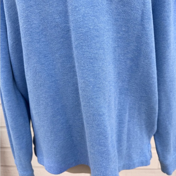 Polo by Ralph Lauren Men's Blue Quarter-Zip Sweater - Picture 3 of 11